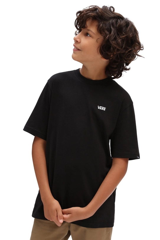 Vans - T-shirt dziecięcy 129-173 cm bawełna czarny VN0A4MQ3BLK1