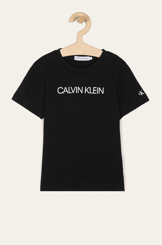 Calvin Klein Jeans - Детская футболка 104-176 cm хлопок чёрный IB0IB00347