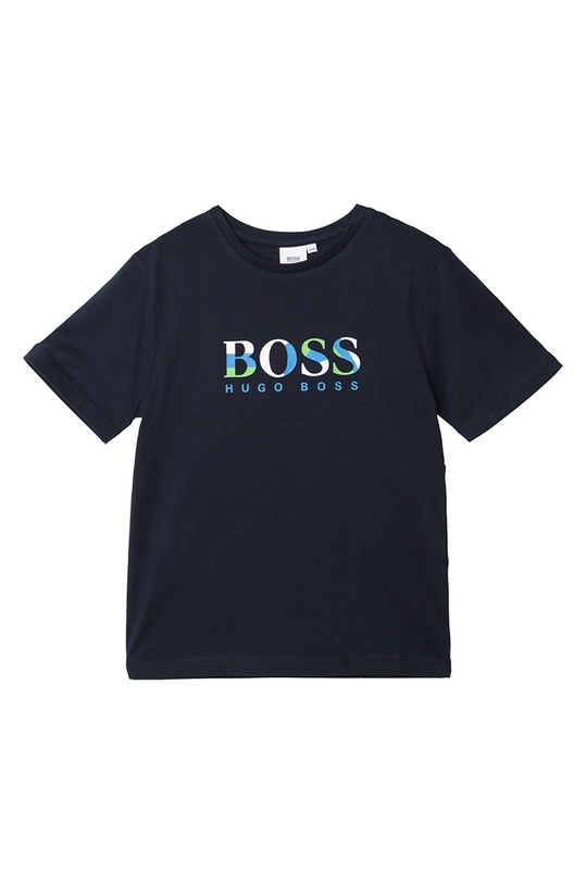 Boss - Дитяча футболка 116-152 cm з еластаном темно-синій J25E64