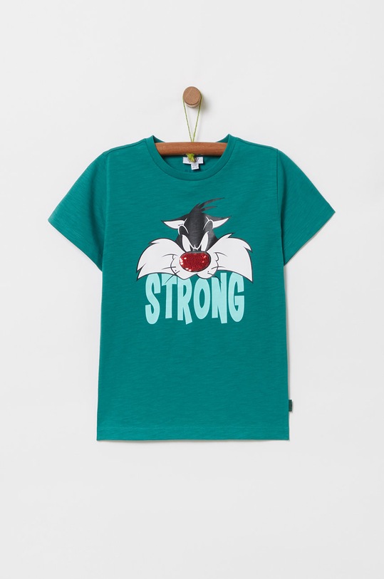 OVS - Tricou copii x Looney Tunes 104-140 cm print verde 800509