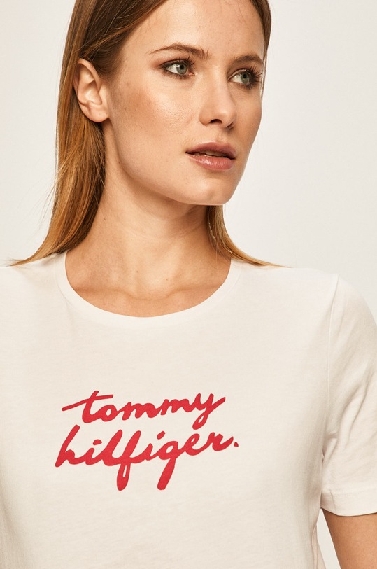 Tommy Hilfiger - Tricou alb WW0WW26661