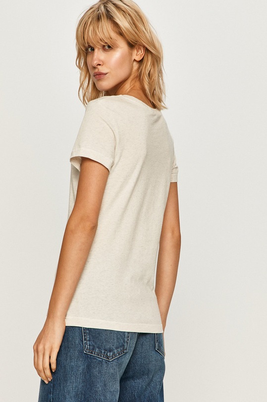 Îmbrăcăminte Calvin Klein Jeans tricou J20J212883 bej