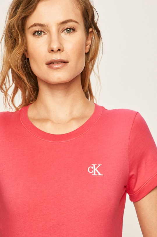 Tričko Calvin Klein Jeans růžová J20J212883