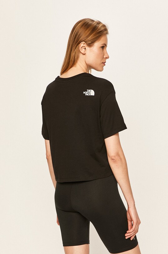 The North Face tricou NF0A4SYCJK31 negru SS22