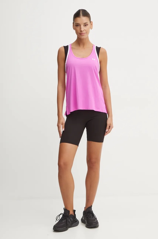 Under Armour top de antrenament Knockout 1351596 roz AW24