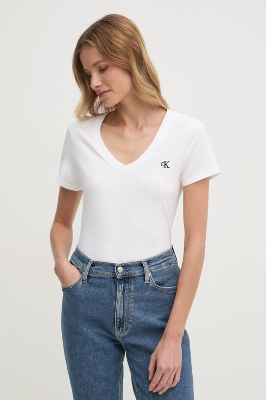 Calvin Klein Jeans - Футболка бежевий J20J213716