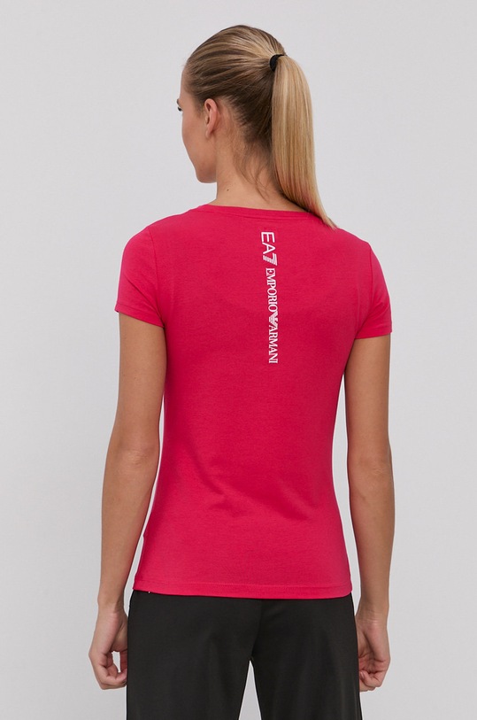 Oblečení EA7 Emporio Armani - Tričko 8NTT63.TJ12Z růžová