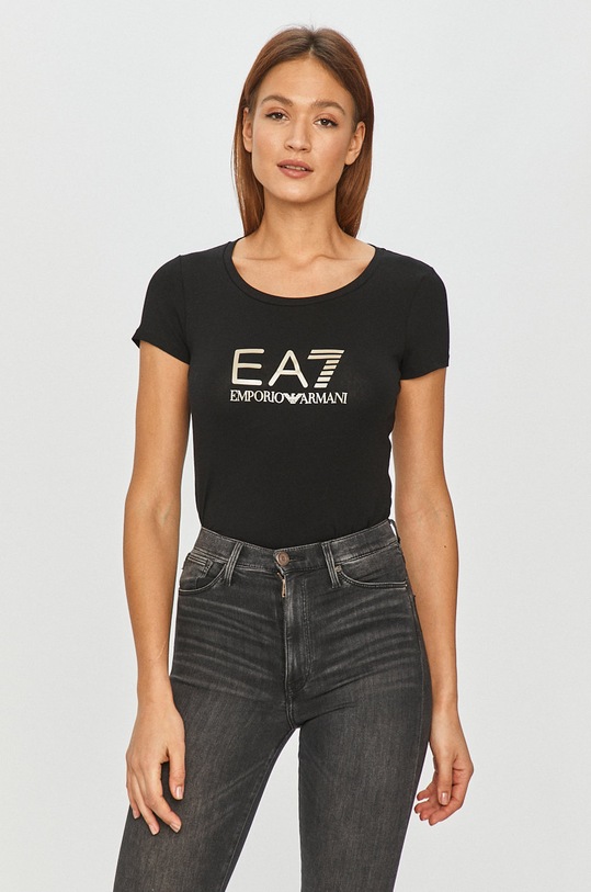 EA7 Emporio Armani - Tricou print negru 8NTT63.TJ12Z