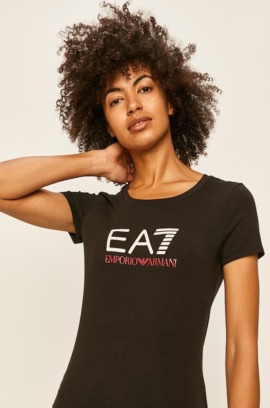 EA7 Emporio Armani - T-shirt 8NTT63.TJ12Z czarny 8NTT63.TJ12Z