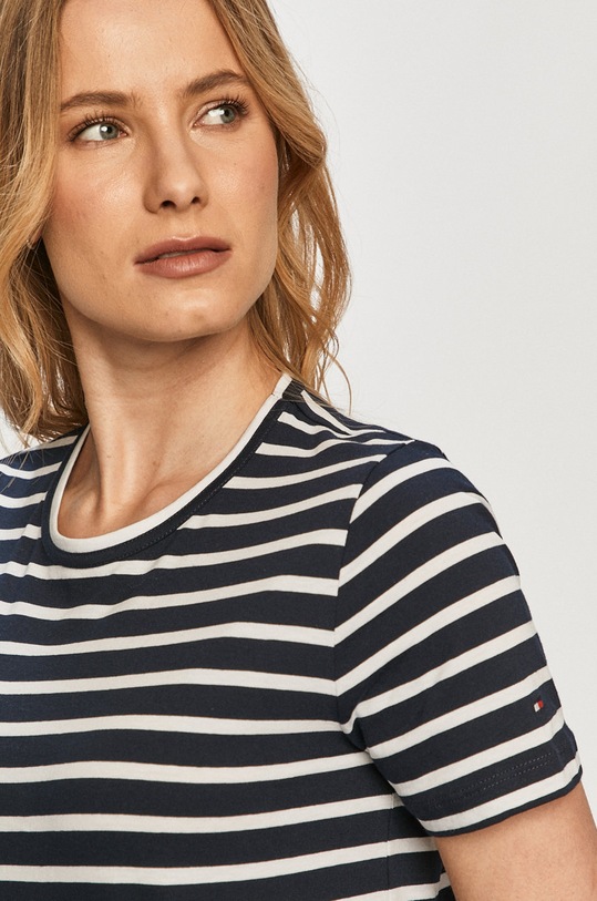 Tommy Hilfiger - T-shirt WW0WW28386 granatowy WW0WW28386