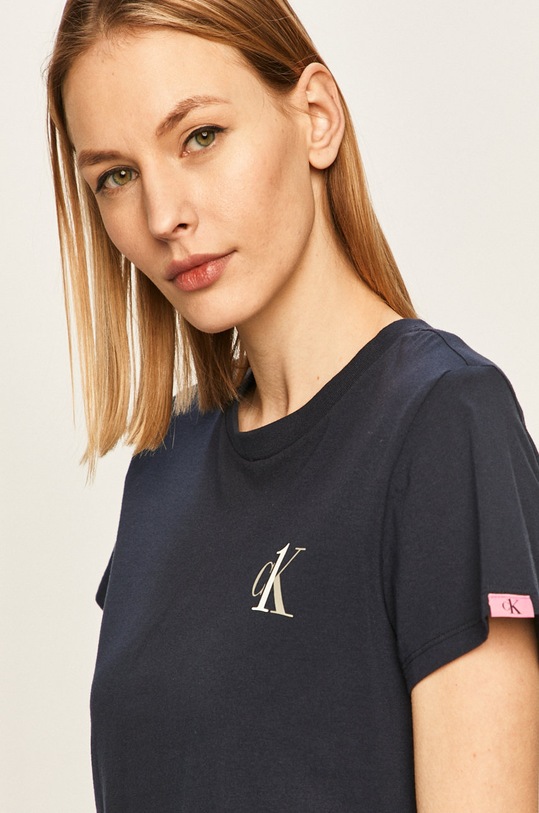 Calvin Klein Underwear - T-shirt CK One granatowy 000QS6356E