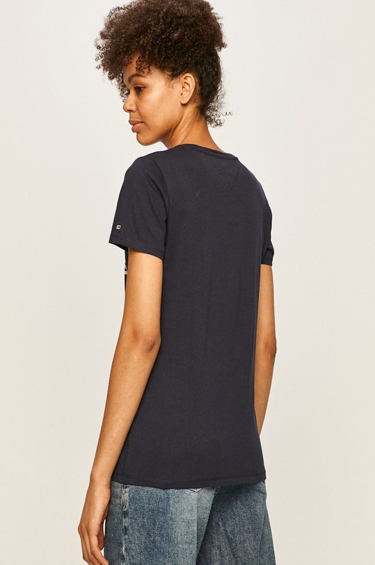 Oblečenie Tommy Jeans - Tričko DW0DW08293 tmavomodrá