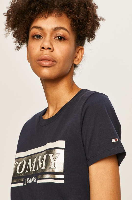 Tommy Jeans - Tričko tmavomodrá DW0DW08293