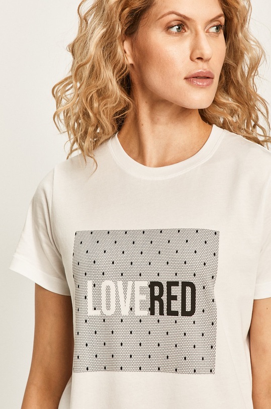 Red Valentino - Tricou alb TR3MG05Z516