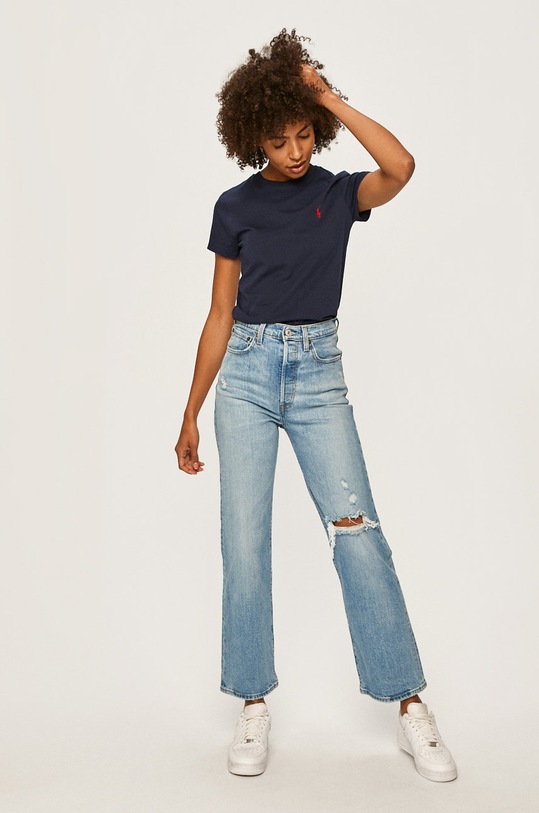 Polo Ralph Lauren - T-shirt 211734144024 211734144024 granatowy AA00