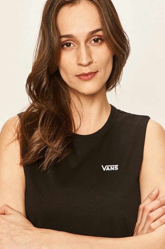 Vans top imprimeu negru VN0A4DNGBLK1