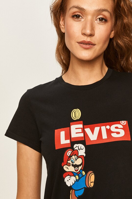 Levi's x Super Mario - T-shirt fekete 17369.0908