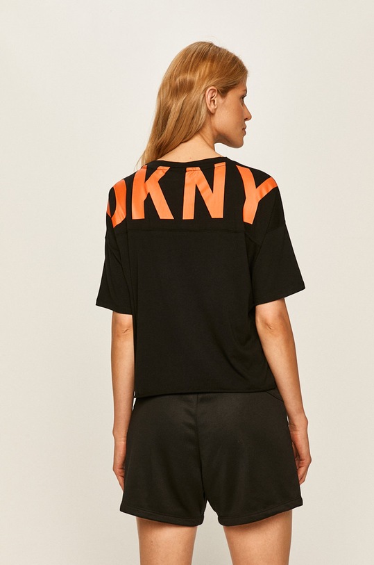 Dkny - Tričko s elastanom čierna DP0T7193