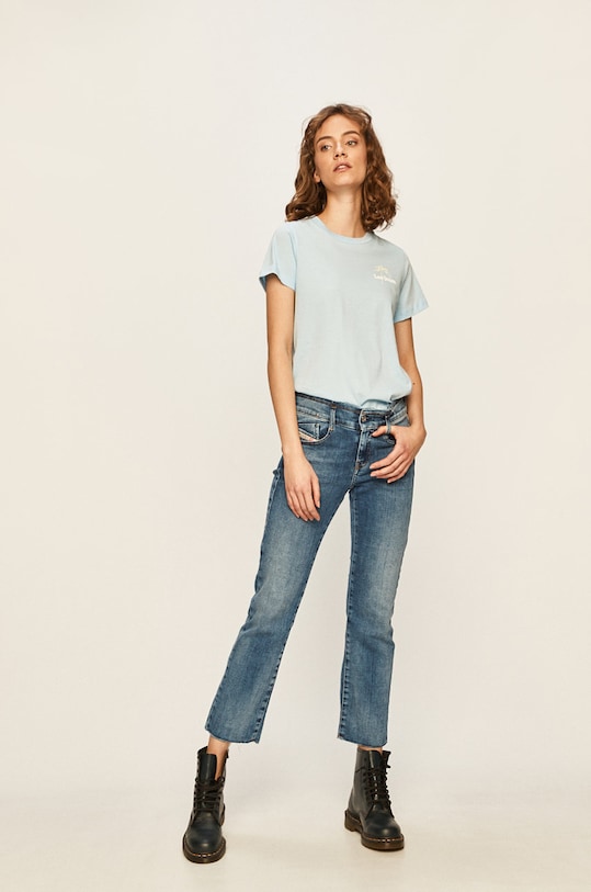 Lee - Tricou L41TEPNR albastru SS20