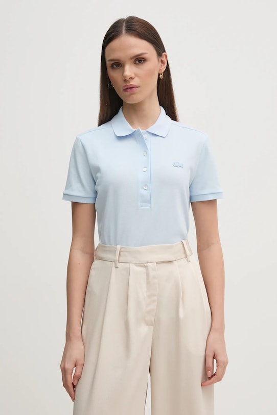 Lacoste tricou polo uni albastru PF5462
