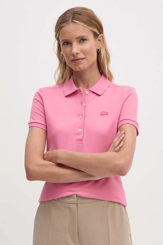 Lacoste polo slim rosa PF5462