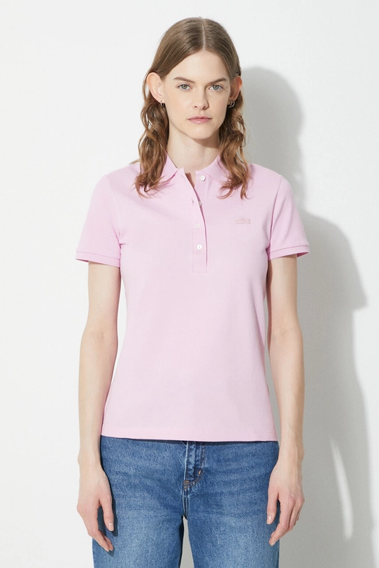 Lacoste polo PF5462 rosa AW24