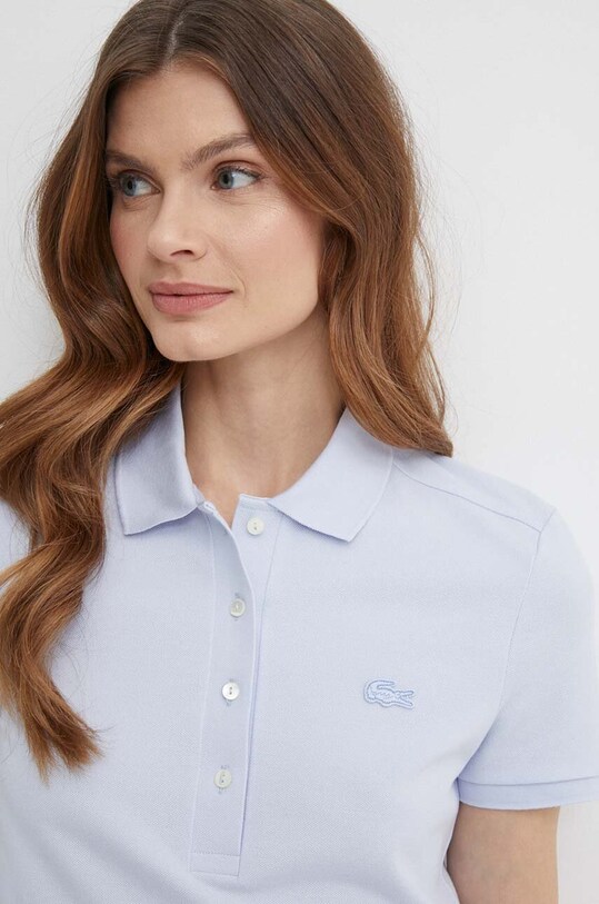 Lacoste tricou polo albastru PF5462