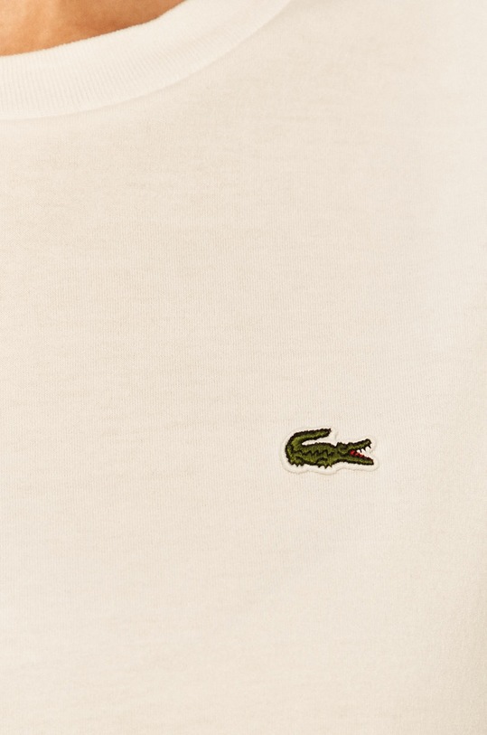 Lacoste tricou din bumbac TF5441 alb