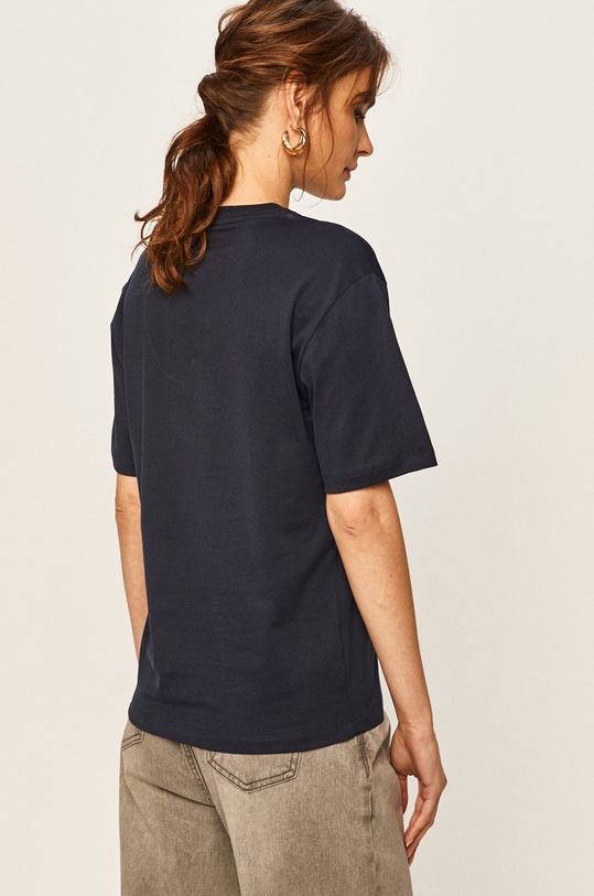 Odzież Lacoste t-shirt bawełniany TF5441 granatowy