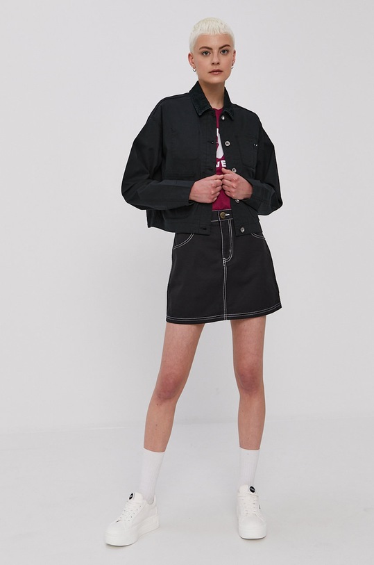 Converse T-shirt 10018569.A10 fioletowy SS21