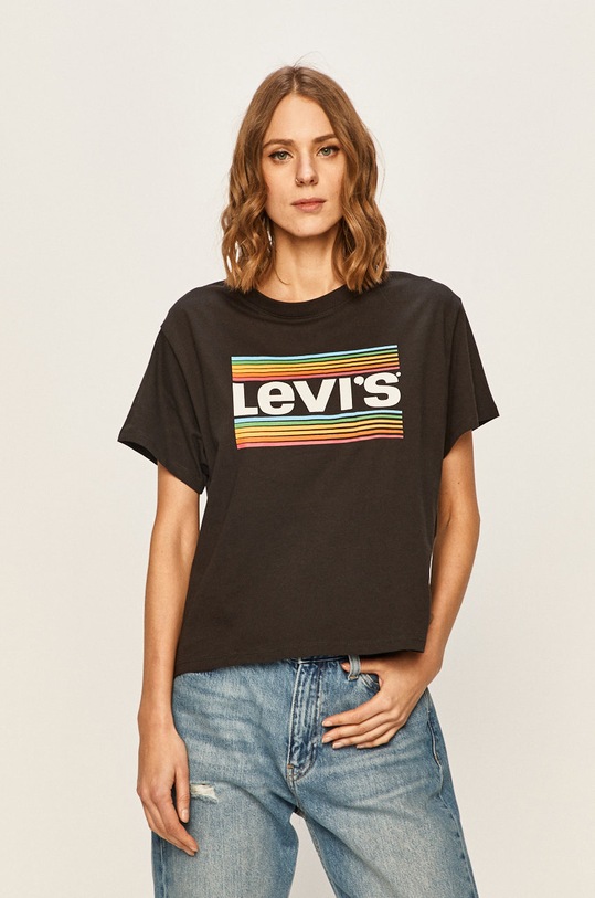 Levi's - Tričko bavlna čierna 69973.0043