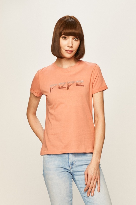Pepe Jeans - Tričko Maggie růžová PL504080