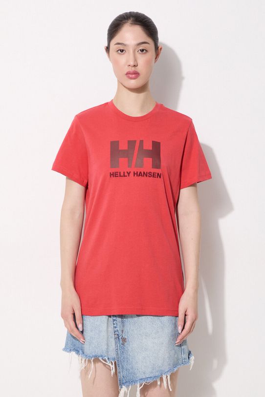 Helly Hansen cotton t-shirt regular red 34112