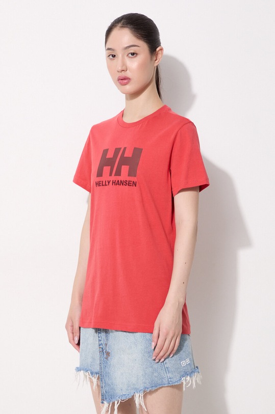 Clothing Helly Hansen cotton t-shirt 34112 red