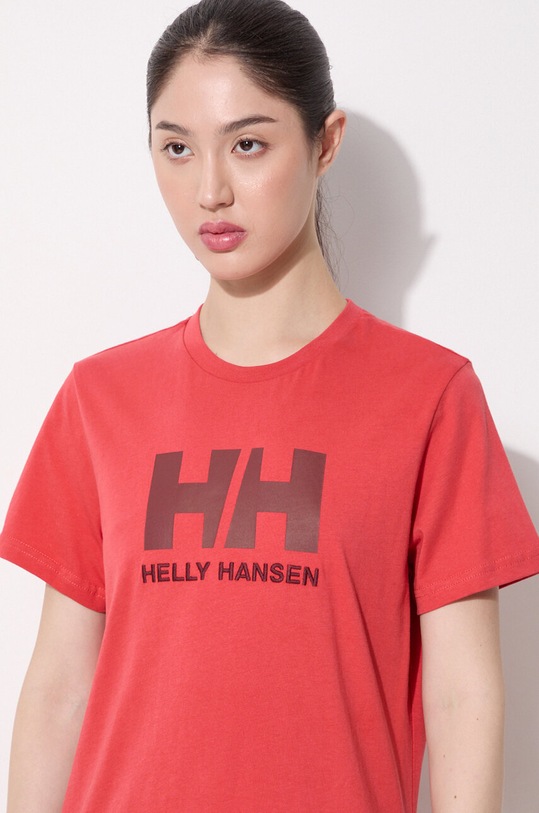 Helly Hansen cotton t-shirt red 34112