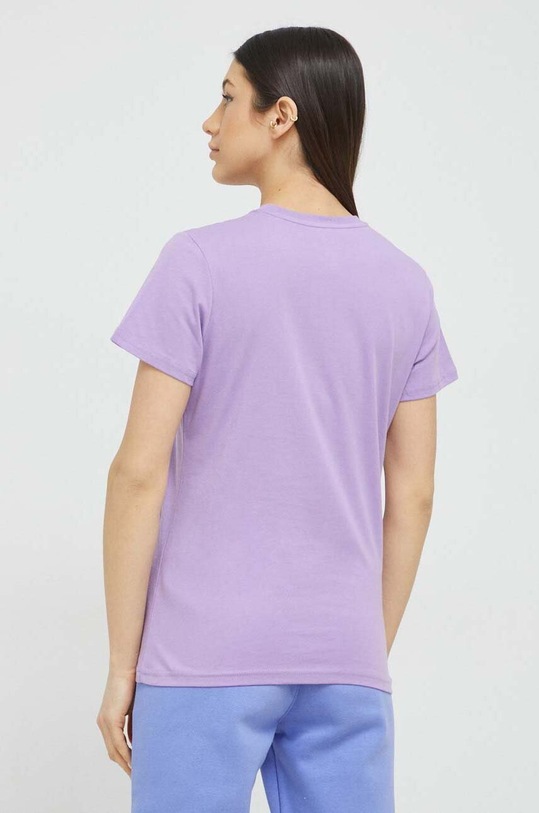 Odzież Helly Hansen t-shirt bawełniany 34112 fioletowy