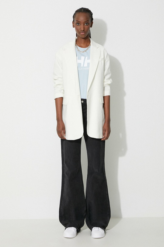 Helly Hansen t-shirt bawełniany 34112 niebieski AW23