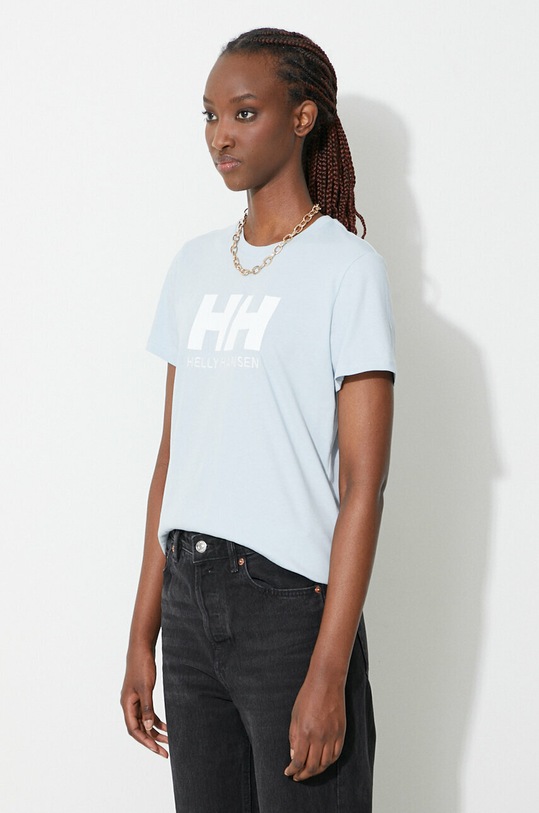 Helly Hansen t-shirt bawełniany niebieski 34112