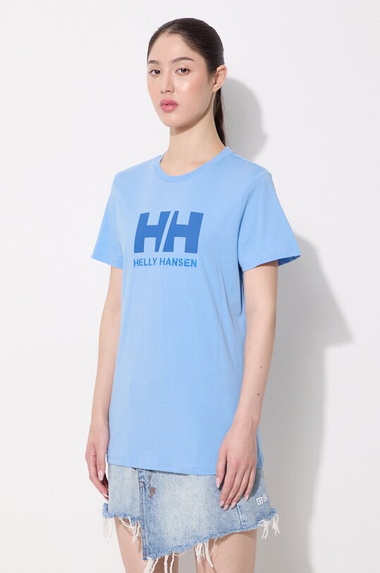 Oblečenie Bavlnené tričko Helly Hansen 34112 modrá