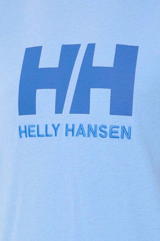 Bavlnené tričko Helly Hansen 34112 modrá