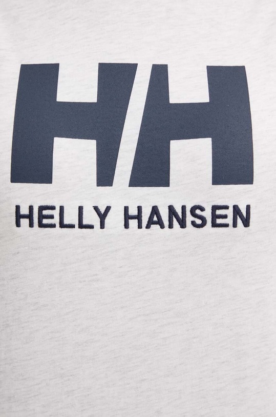Bombažna kratka majica Helly Hansen 34112 siva