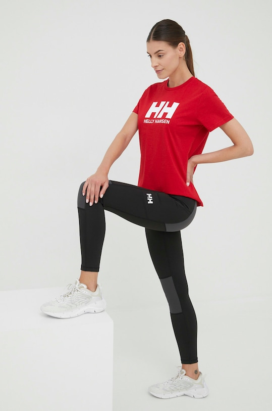 Helly Hansen t-shirt bawełniany 34112 czerwony AW23