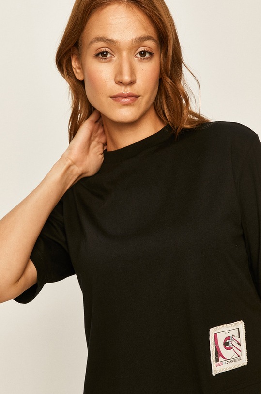 Guess Jeans - Tričko černá W01I0C.K8FQ0