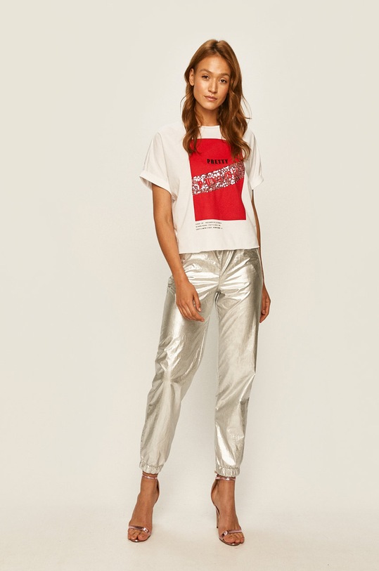 Guess Jeans - Tričko W01I0K.I3Z00 bílá SS20