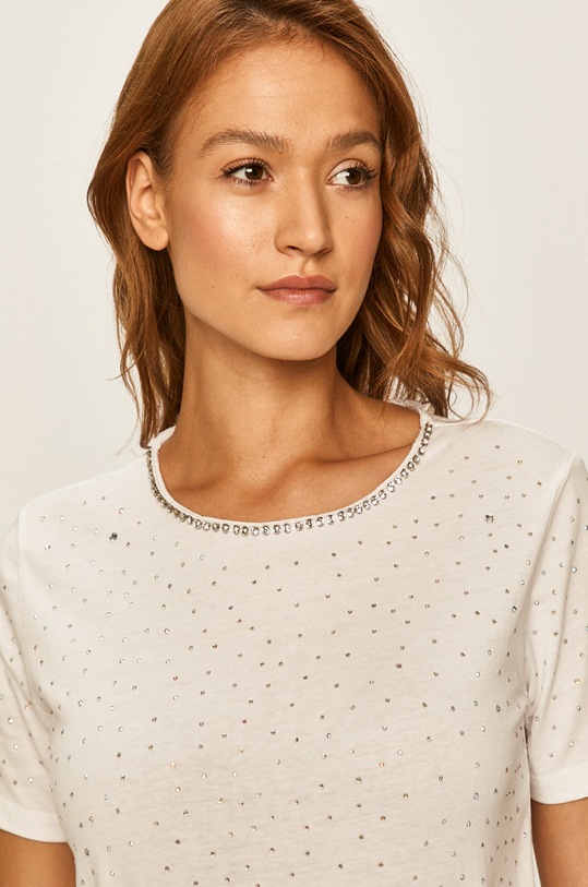 Guess Jeans - Tričko kulatý bílá W01P92.K7DN0