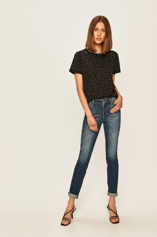 Guess Jeans - Tričko W01P92.K7DN0 černá SS20