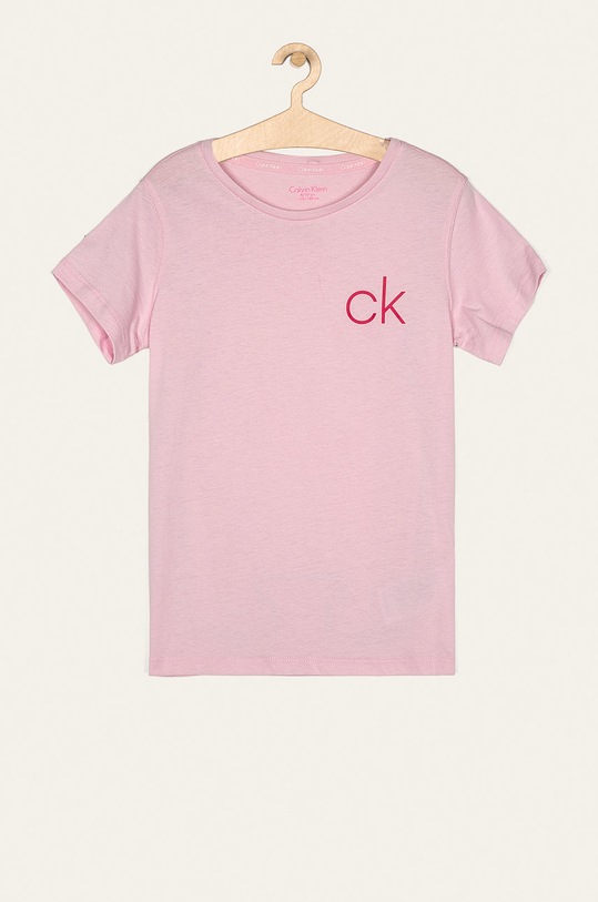 Calvin Klein Underwear - Detské tričko 128-176 cm (2-pak) s elastanom ružová G80G800327