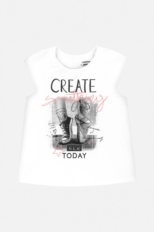 Mayoral - Tricou copii 128-167 cm 6024.8K.JUNIOR alb SS20