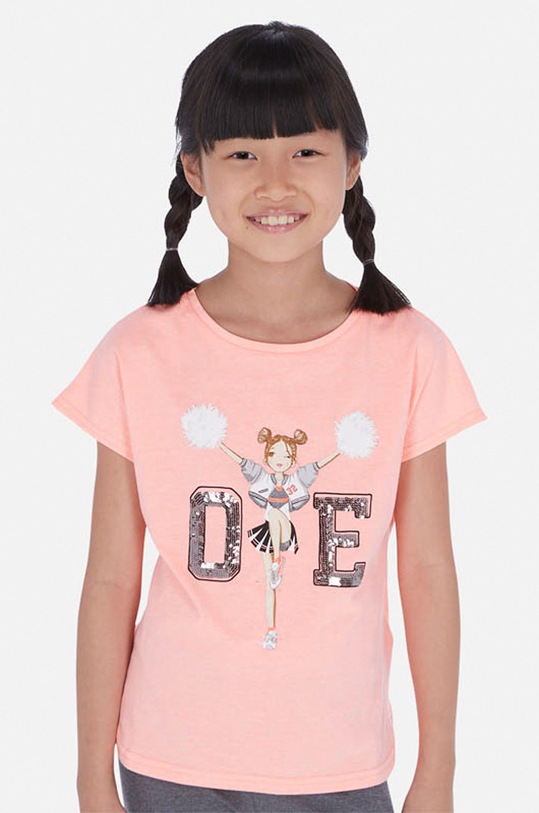 Mayoral - Tricou copii 128-162 cm imprimeu roz 6025.8K.JUNIOR