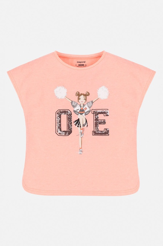 Mayoral - Tricou copii 128-162 cm 6025.8K.JUNIOR roz SS20